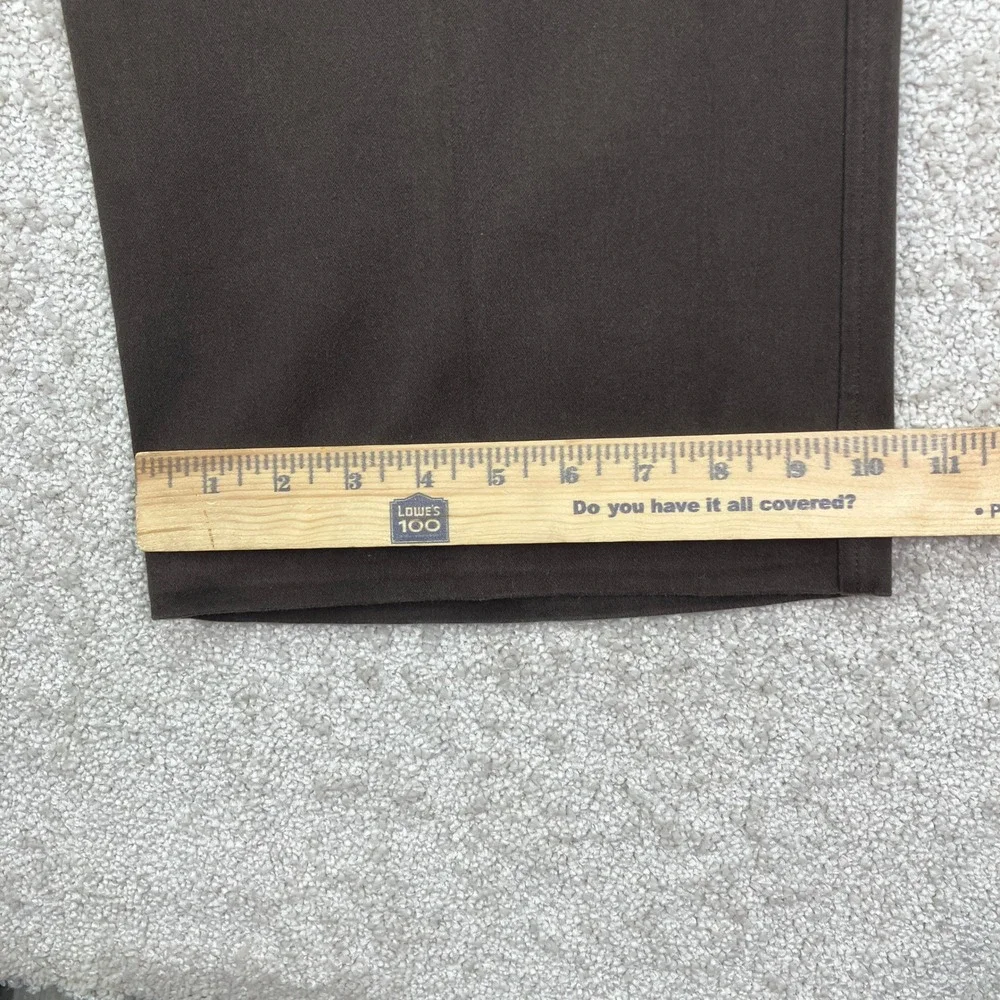 Alo Yoga Women's Wide Leg Trouser Pants Espresso Brown Elastic Back Waist 30x31
